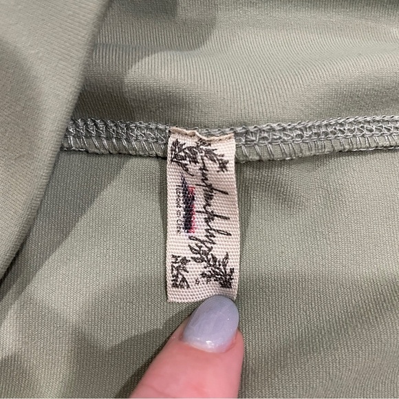 Free People Green Micro Mini Half Slip Skirt - Picture 5 of 9